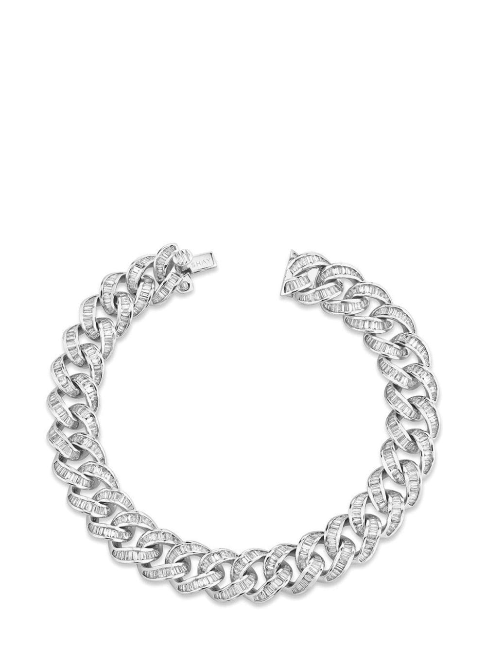 SHAY 18kt white gold Essential Link diamond bracelet von SHAY