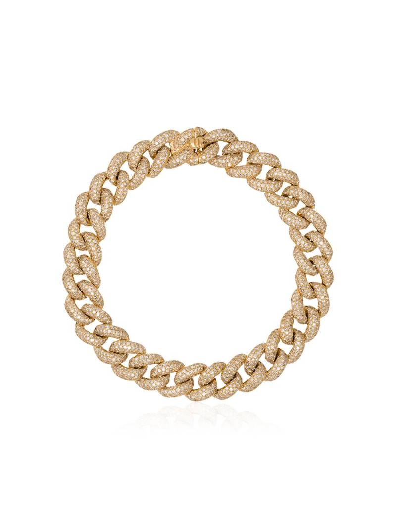 SHAY 18kt yellow gold diamond chunky chain bracelet von SHAY