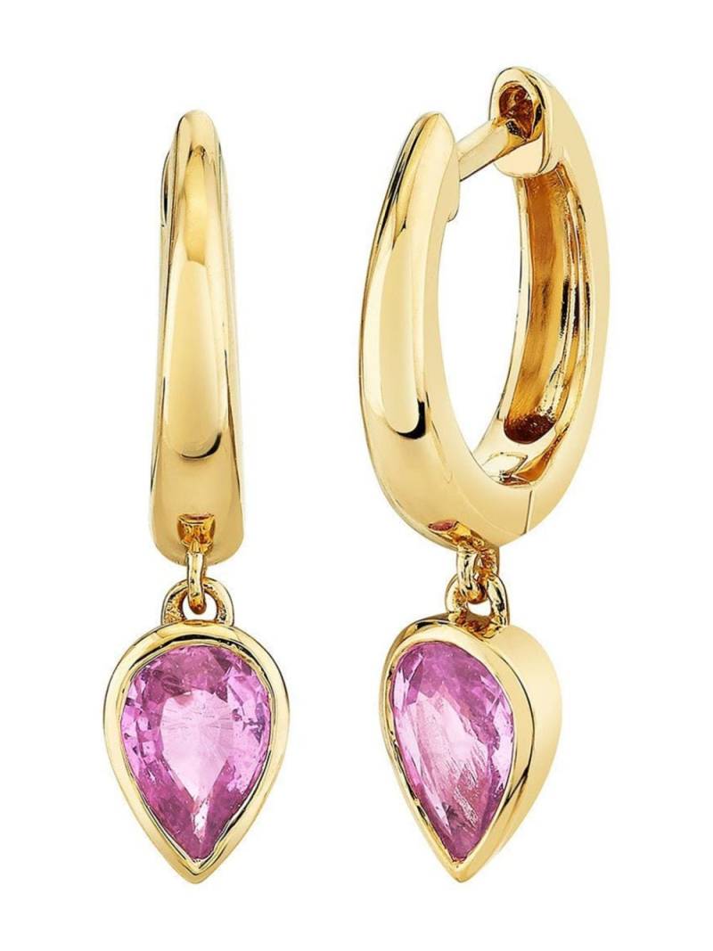 SHAY 18kt yellow gold sapphire earrings von SHAY