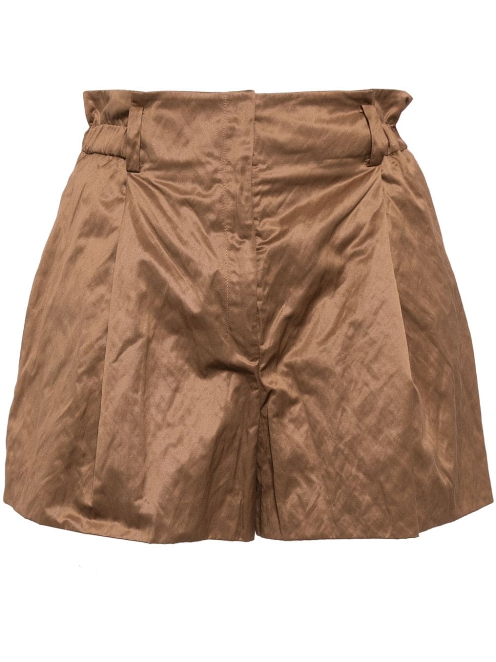 SHIATZY CHEN Plenteous crease-effect shorts - Brown von SHIATZY CHEN