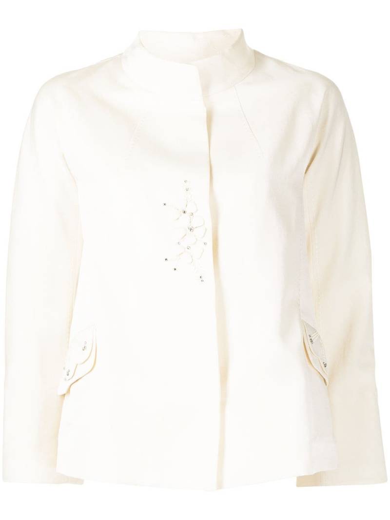 SHIATZY CHEN appliqué detailing jacket - White von SHIATZY CHEN