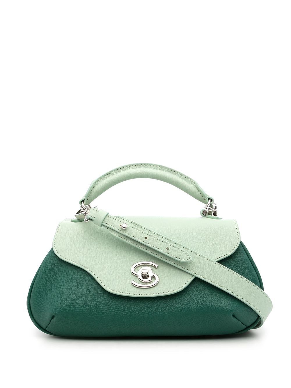 SHIATZY CHEN colourblock hand bag - Green von SHIATZY CHEN