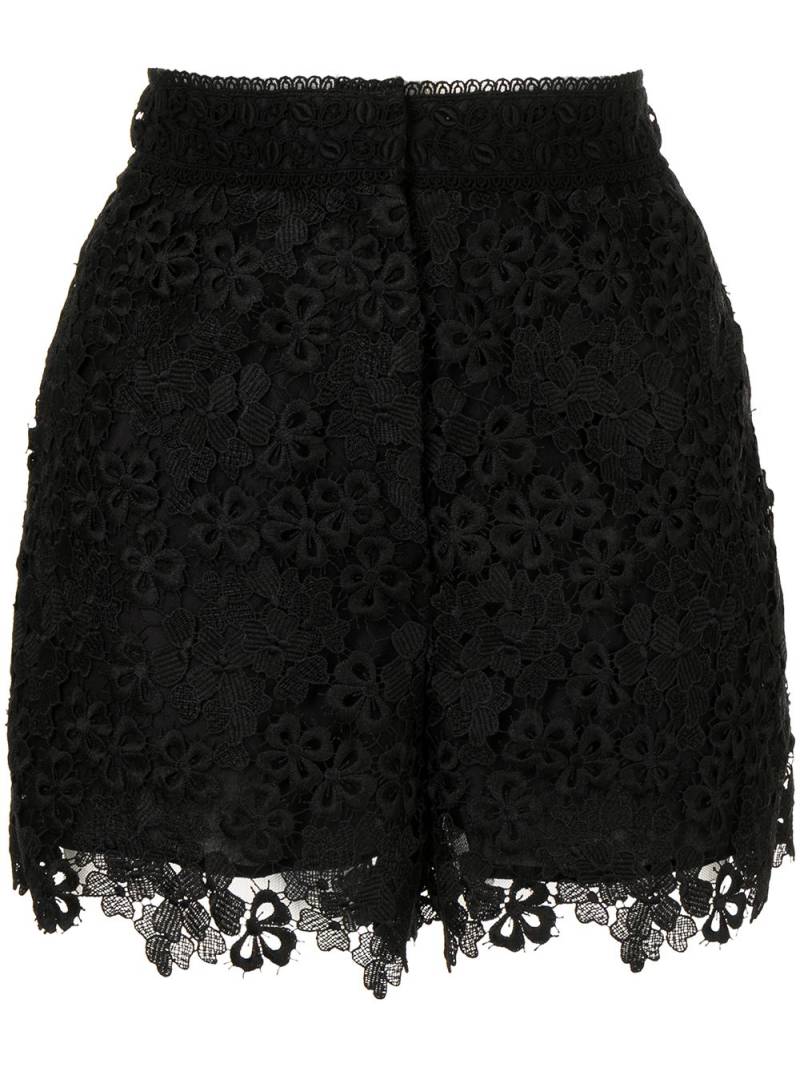 SHIATZY CHEN floral lace tailored shorts - Black von SHIATZY CHEN