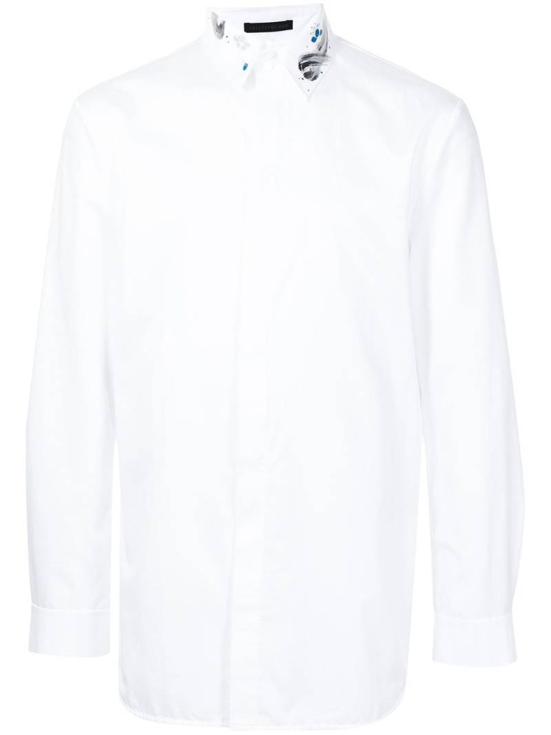 SHIATZY CHEN hand-drawn collar cotton shirt - White von SHIATZY CHEN