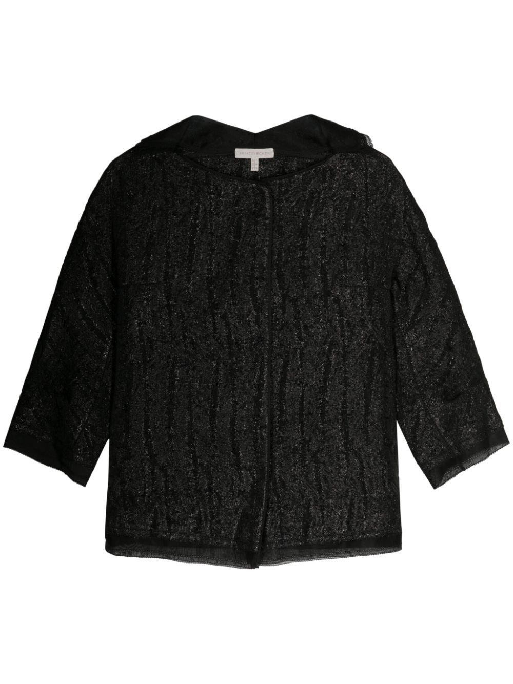 SHIATZY CHEN jacquard silk jacket - Black von SHIATZY CHEN