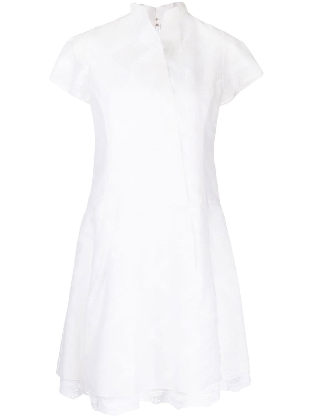 SHIATZY CHEN lace-underlay cotton dress - White von SHIATZY CHEN