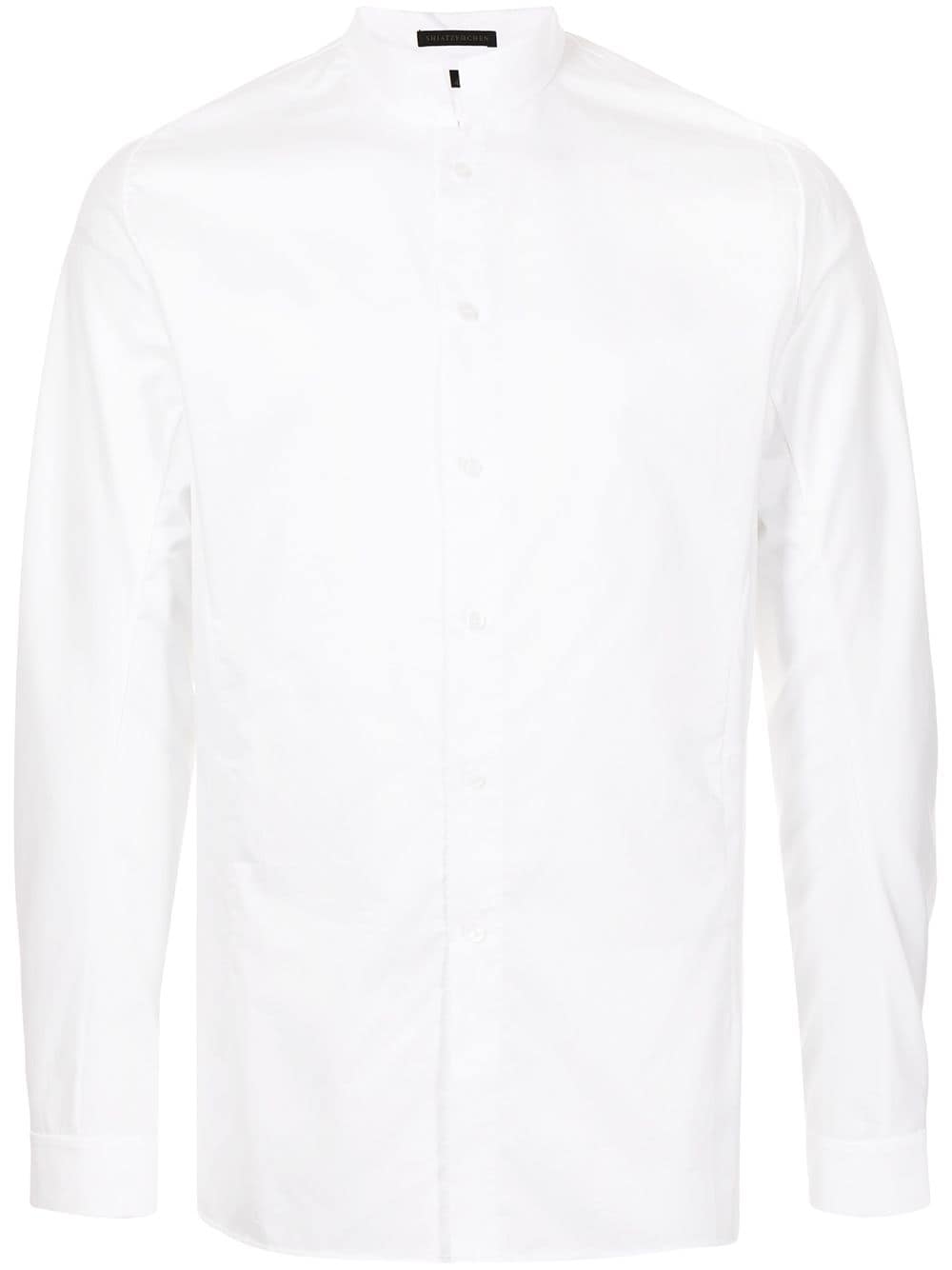 SHIATZY CHEN mandarin collar cotton shirt - White von SHIATZY CHEN