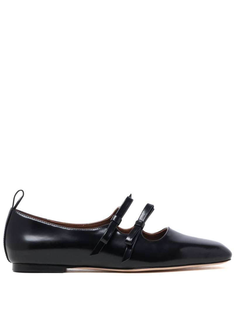 SHUSHU/TONG bow-detail ballerina shoes - Black von SHUSHU/TONG