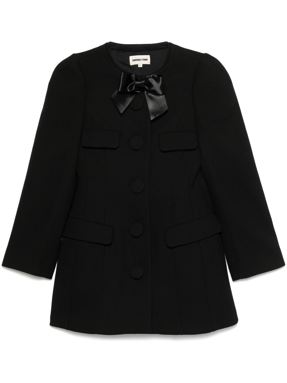 SHUSHU/TONG bow-detail jacket - Black von SHUSHU/TONG