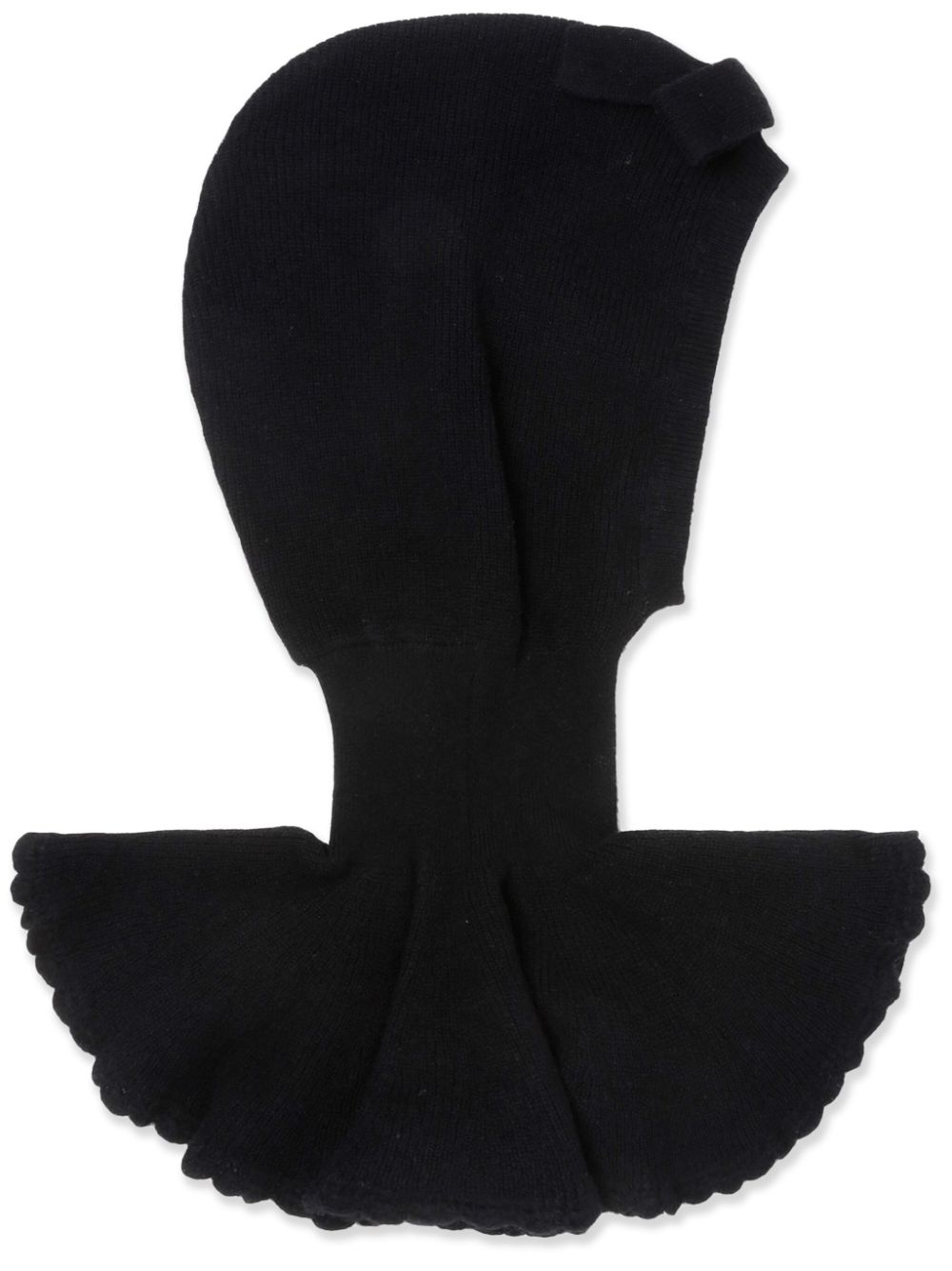 SHUSHU/TONG bow-detailed balaclava - Black von SHUSHU/TONG