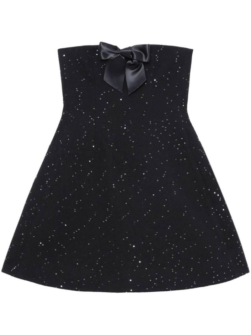 SHUSHU/TONG bow halterneck dress - Black von SHUSHU/TONG