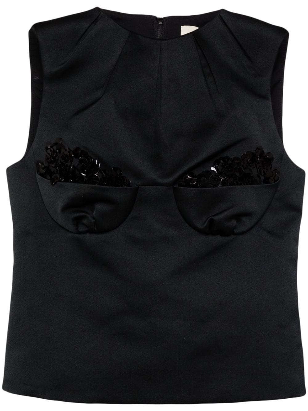 SHUSHU/TONG embellished bustier sleeveless top - Black von SHUSHU/TONG