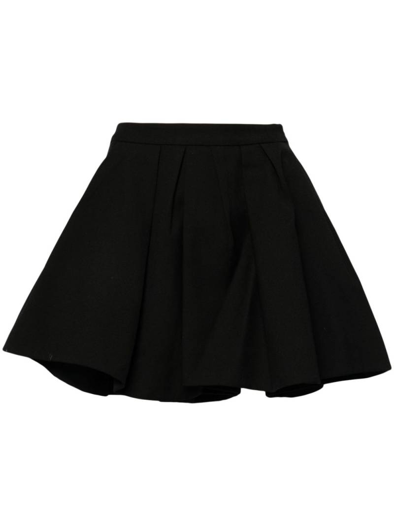 SHUSHU/TONG pleat-detail mini skirt - Black von SHUSHU/TONG