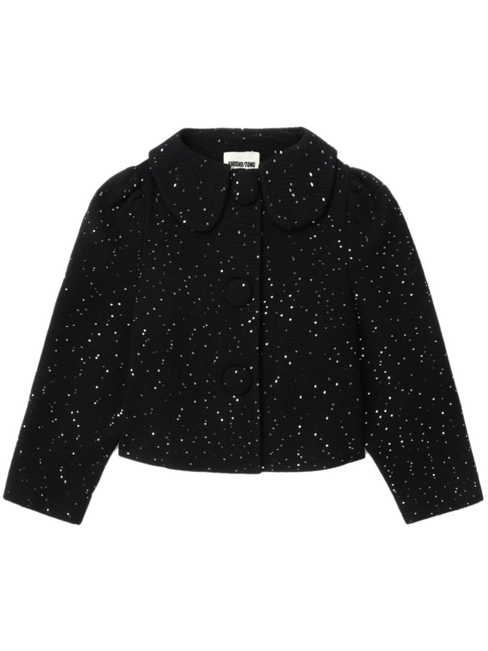 SHUSHU/TONG sequin-embellished jacket - Black von SHUSHU/TONG