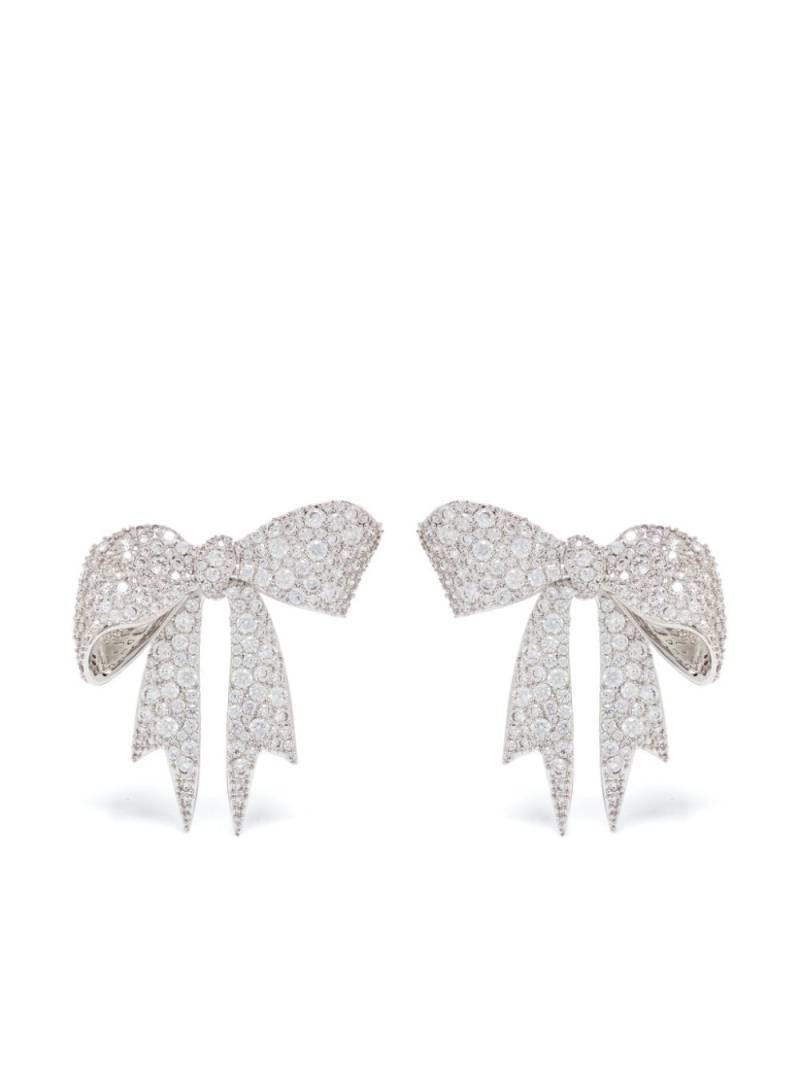 SHUSHU/TONG x YVMIN Bowknot earrings - Silver von SHUSHU/TONG