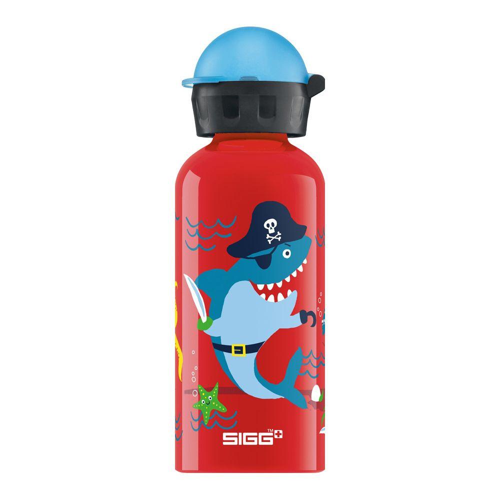 Sigg - Kinder Trinkflasche Underwater Pirates (400ml), One Size, Rot von Sigg