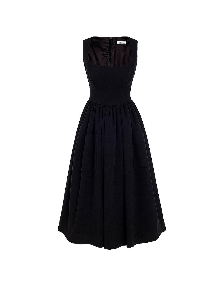 SILVIA SCHNEIDER Midikleid  schwarz | 34 von SILVIA SCHNEIDER