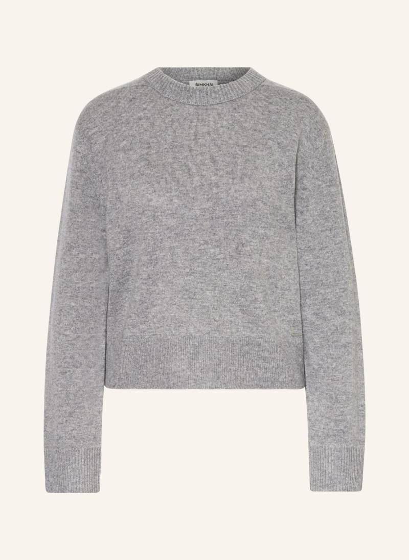 Simkhai Cashmere-Pullover Mckay grau von SIMKHAI