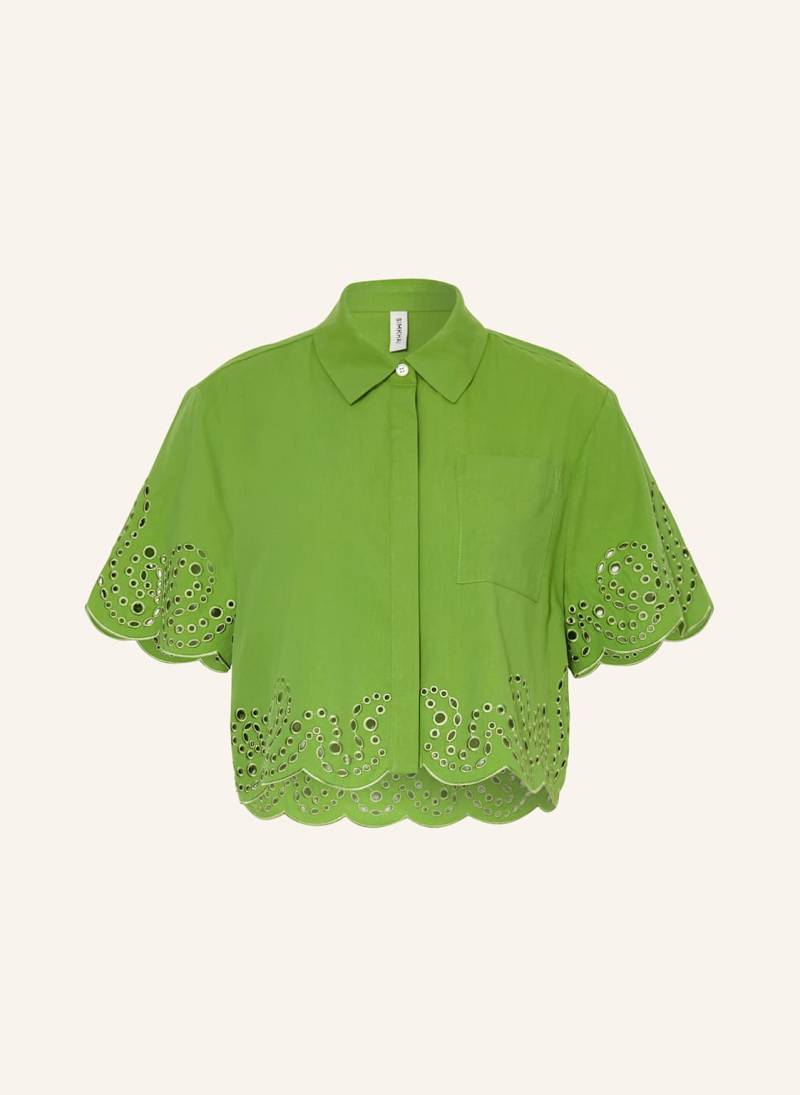 Simkhai Hemdbluse Keyla Mit Spitze gruen von SIMKHAI