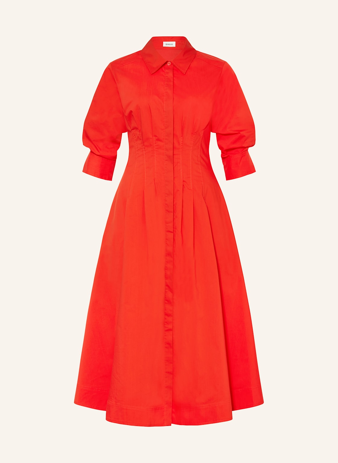 Simkhai Hemdblusenkleid Jazz rot Simkhai Hemdblusenkleid Jazz rot von SIMKHAI