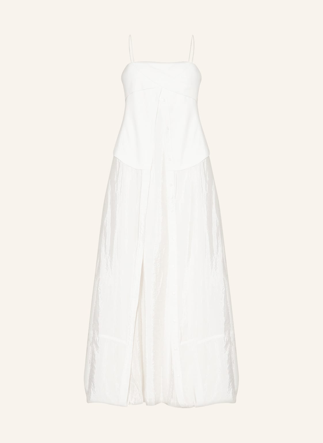 Simkhai Off-Shoulder-Kleid Ala weiss Simkhai Off-Shoulder-Kleid Ala weiss von SIMKHAI