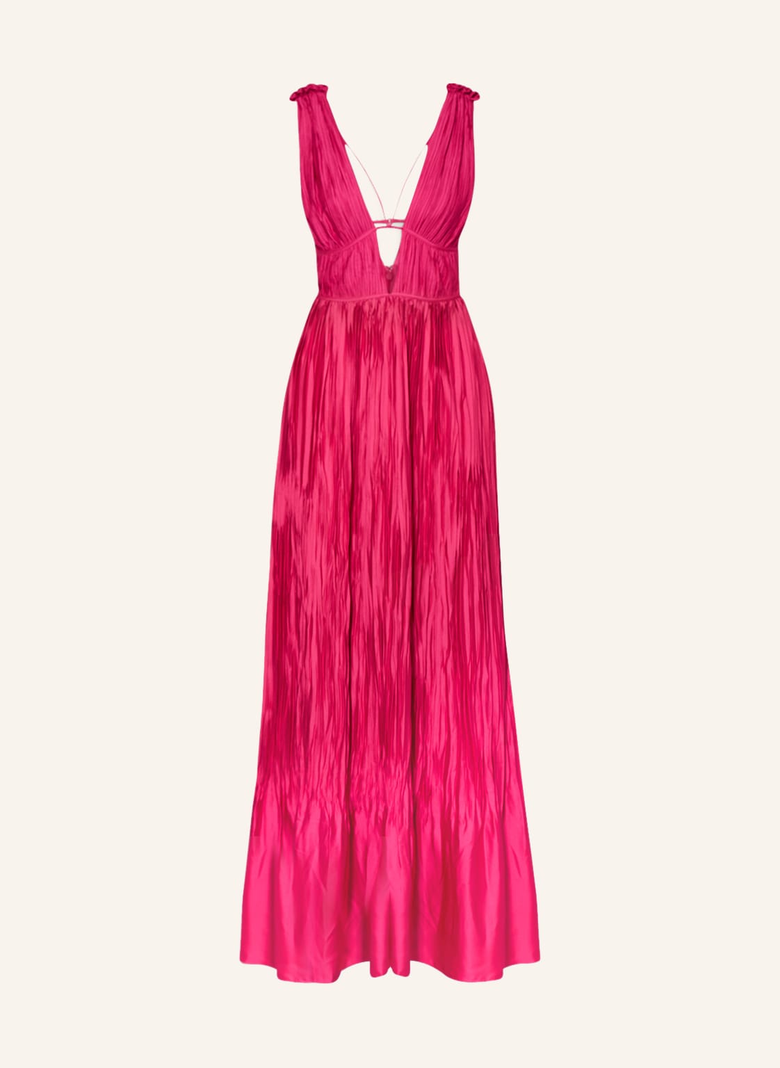 Simkhai Plisseekleid Ostara pink von SIMKHAI