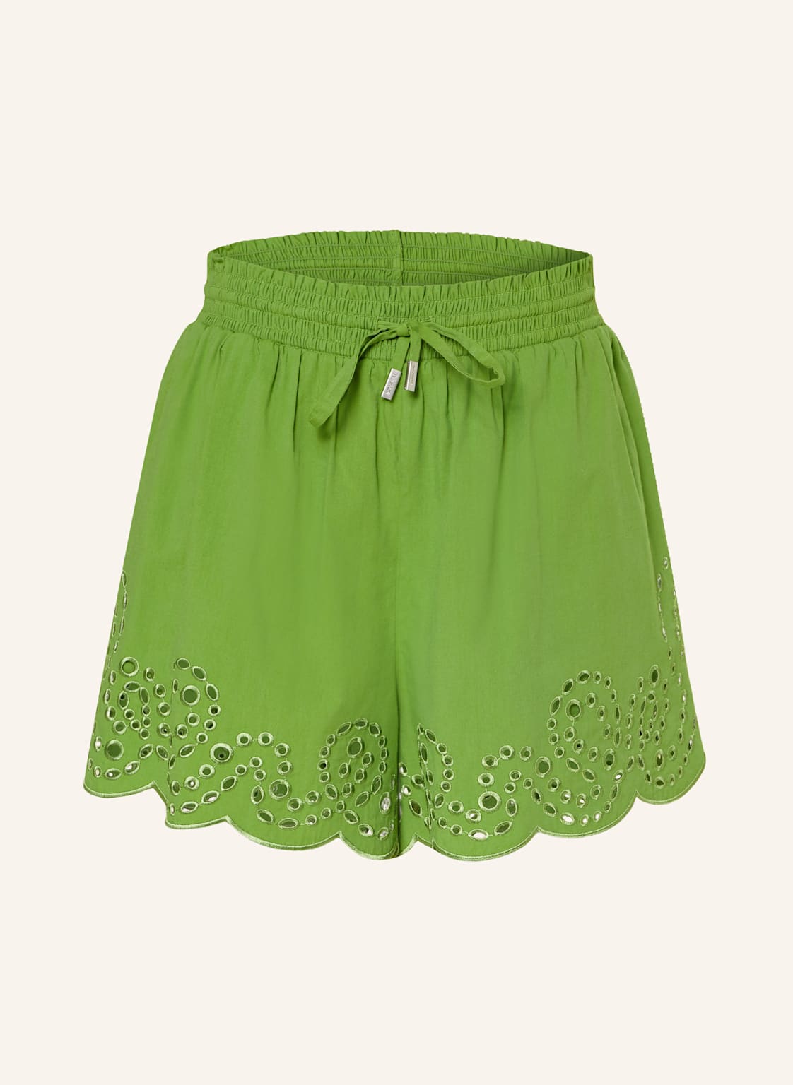 Simkhai Shorts Amelie Mit Spitze gruen Simkhai Shorts Amelie Mit Spitze gruen von SIMKHAI
