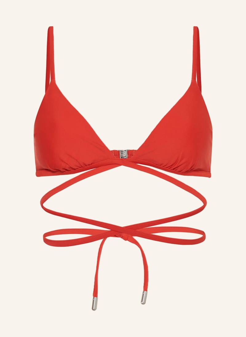 Simkhai Triangel-Bikini-Top Harlen rot von SIMKHAI