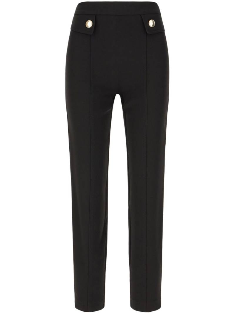 SIMONA CORSELLINI button-detailing trousers - Black von SIMONA CORSELLINI