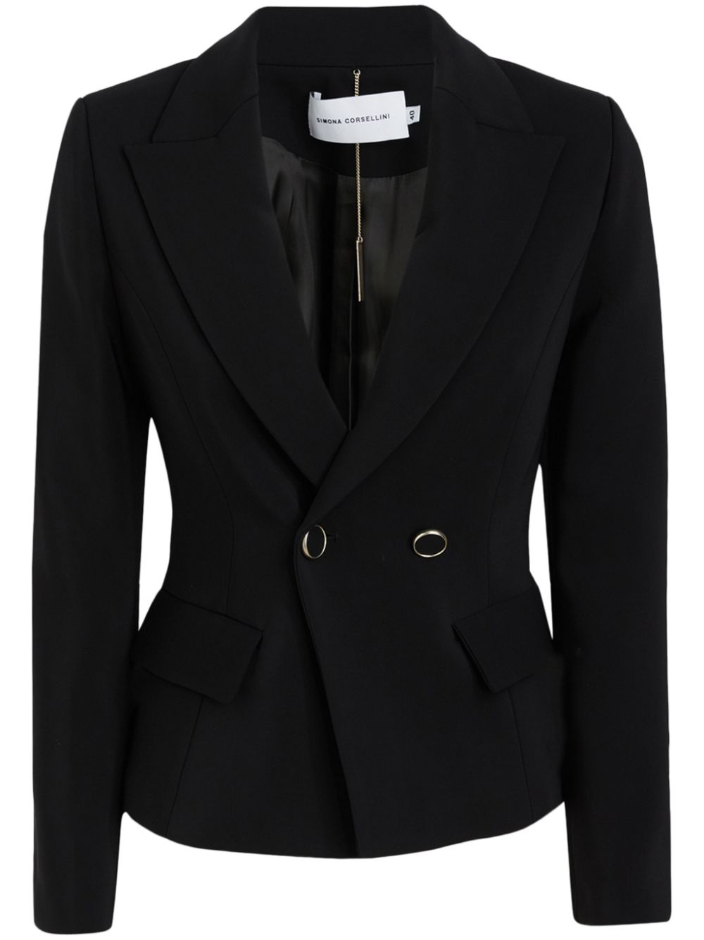 SIMONA CORSELLINI double-breasted blazer - Black von SIMONA CORSELLINI