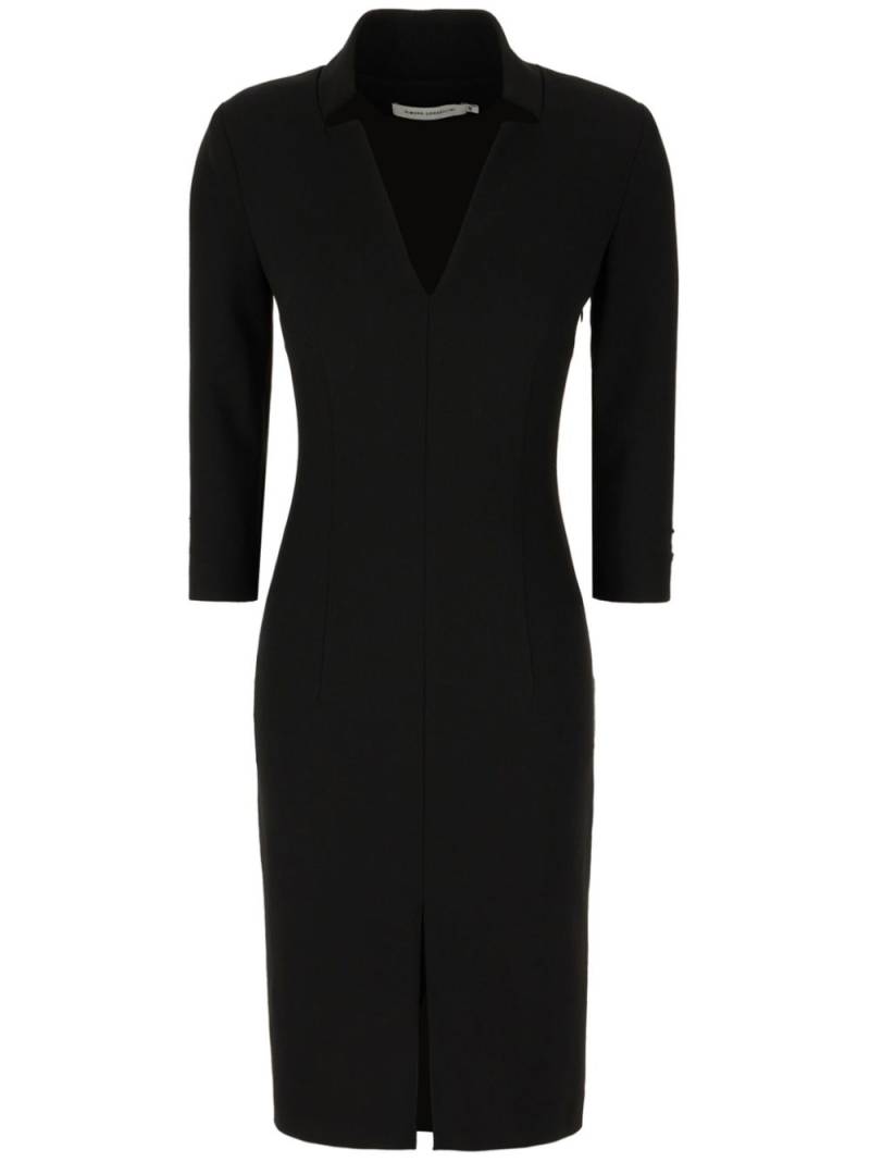 SIMONA CORSELLINI long-sleeve midi dress - Black von SIMONA CORSELLINI