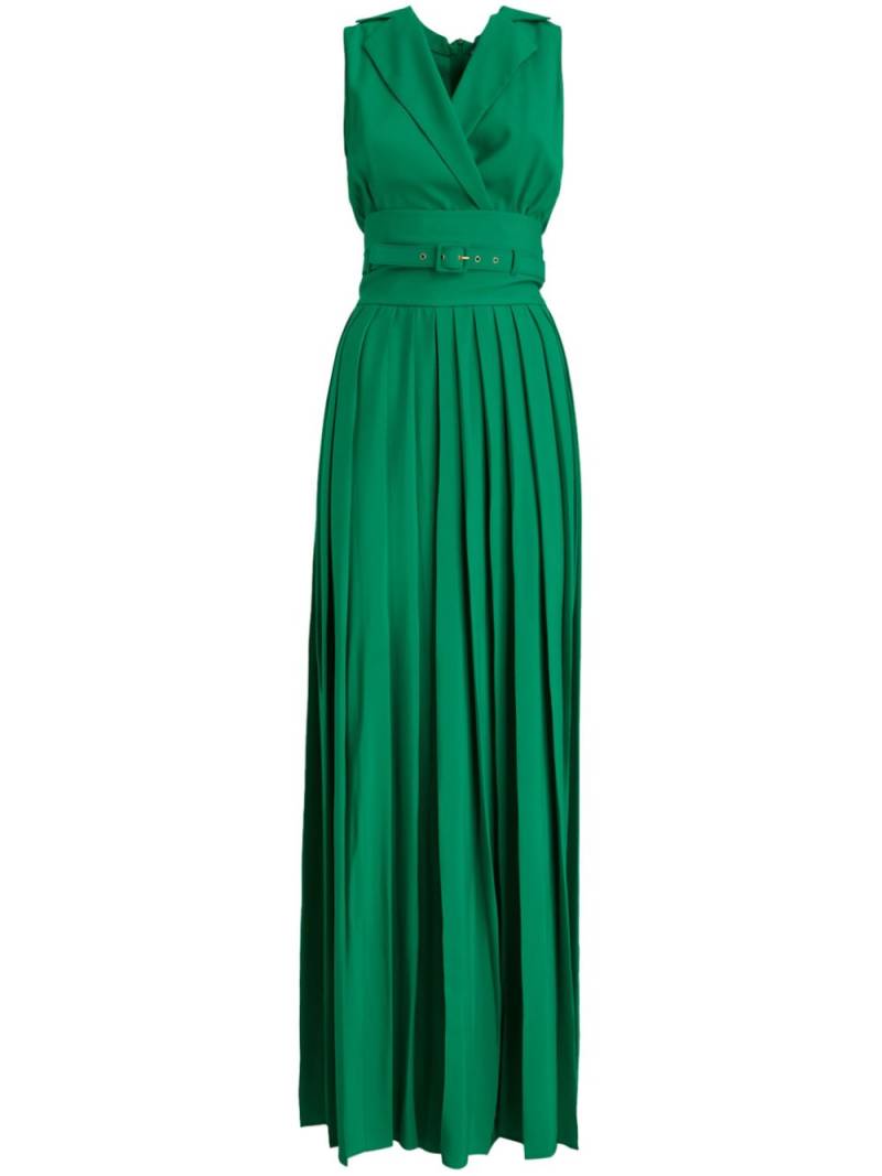 SIMONA CORSELLINI pleated jumpsuit - Green von SIMONA CORSELLINI