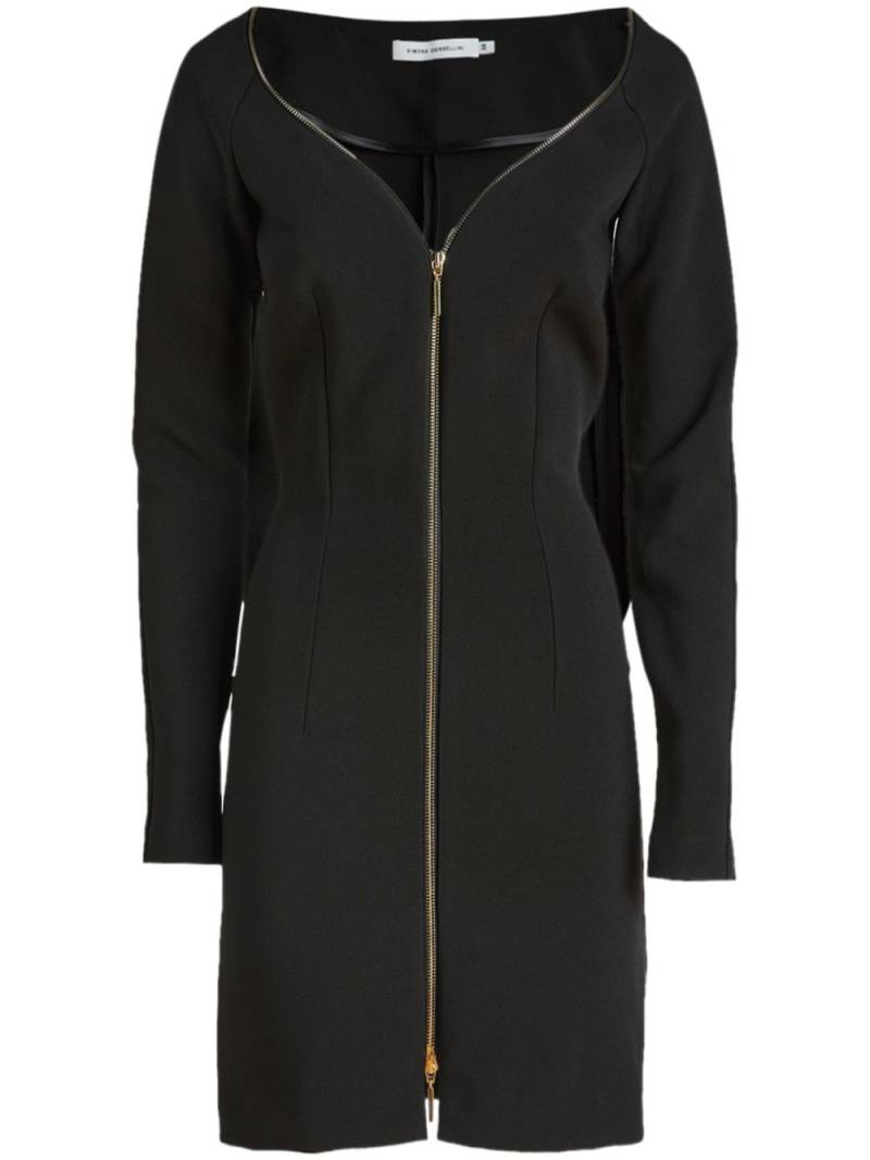 SIMONA CORSELLINI zip-detail dress - Black von SIMONA CORSELLINI