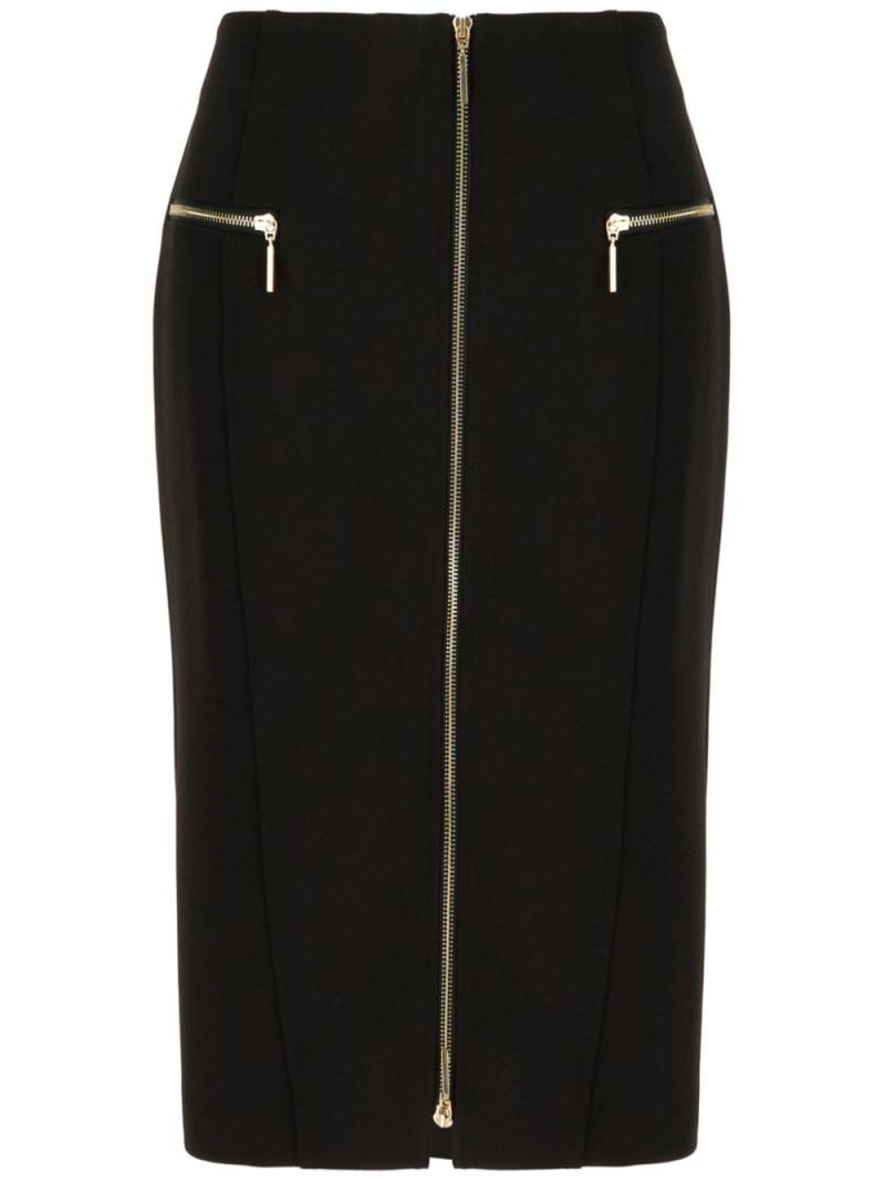 SIMONA CORSELLINI zipped pencil skirt - Black von SIMONA CORSELLINI