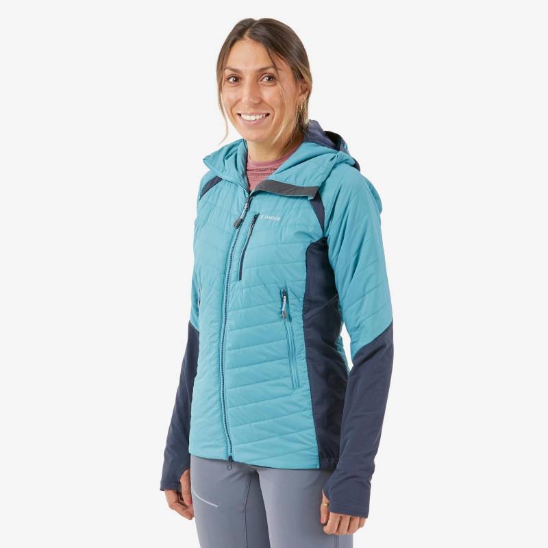 Wattierte Jacke - Hybrid Sprint Damen Blau Bedruckt L von SIMOND