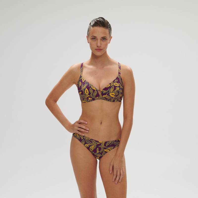 Bikini Oberteil Damen Violett Bedruckt C/80 von SIMONE PERELE