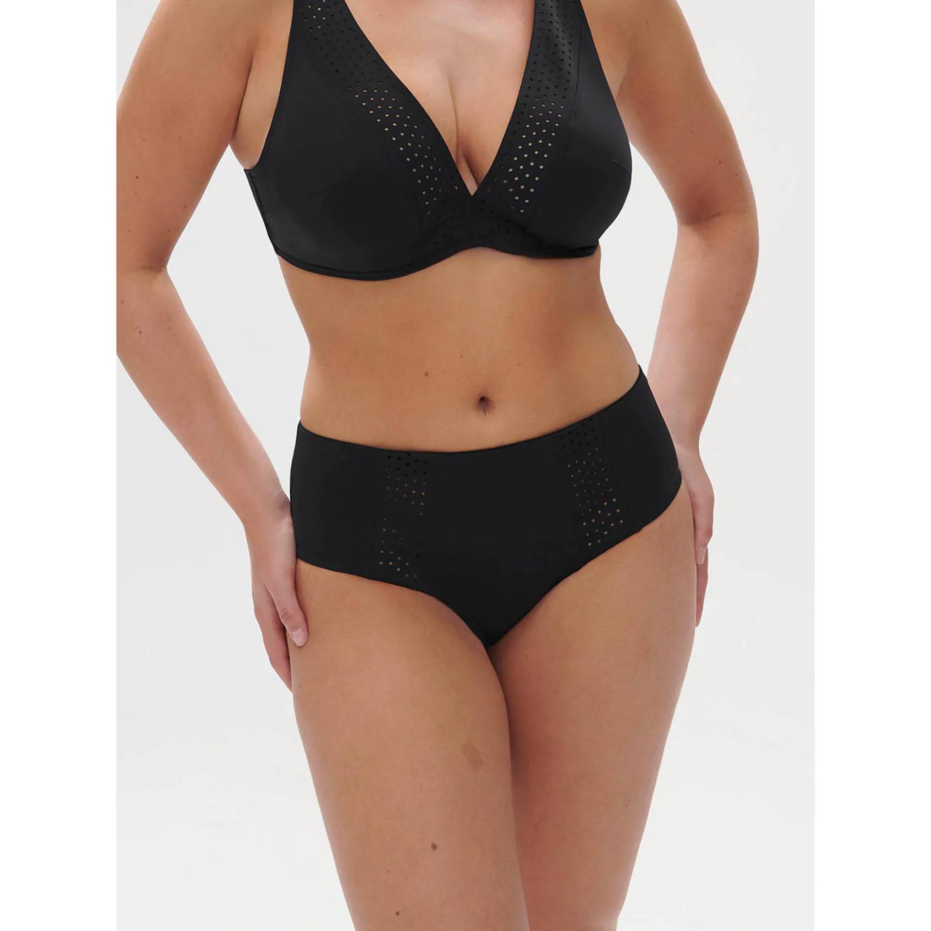 Bikini Unterteil, Slip Damen Schwarz 36 von SIMONE PERELE