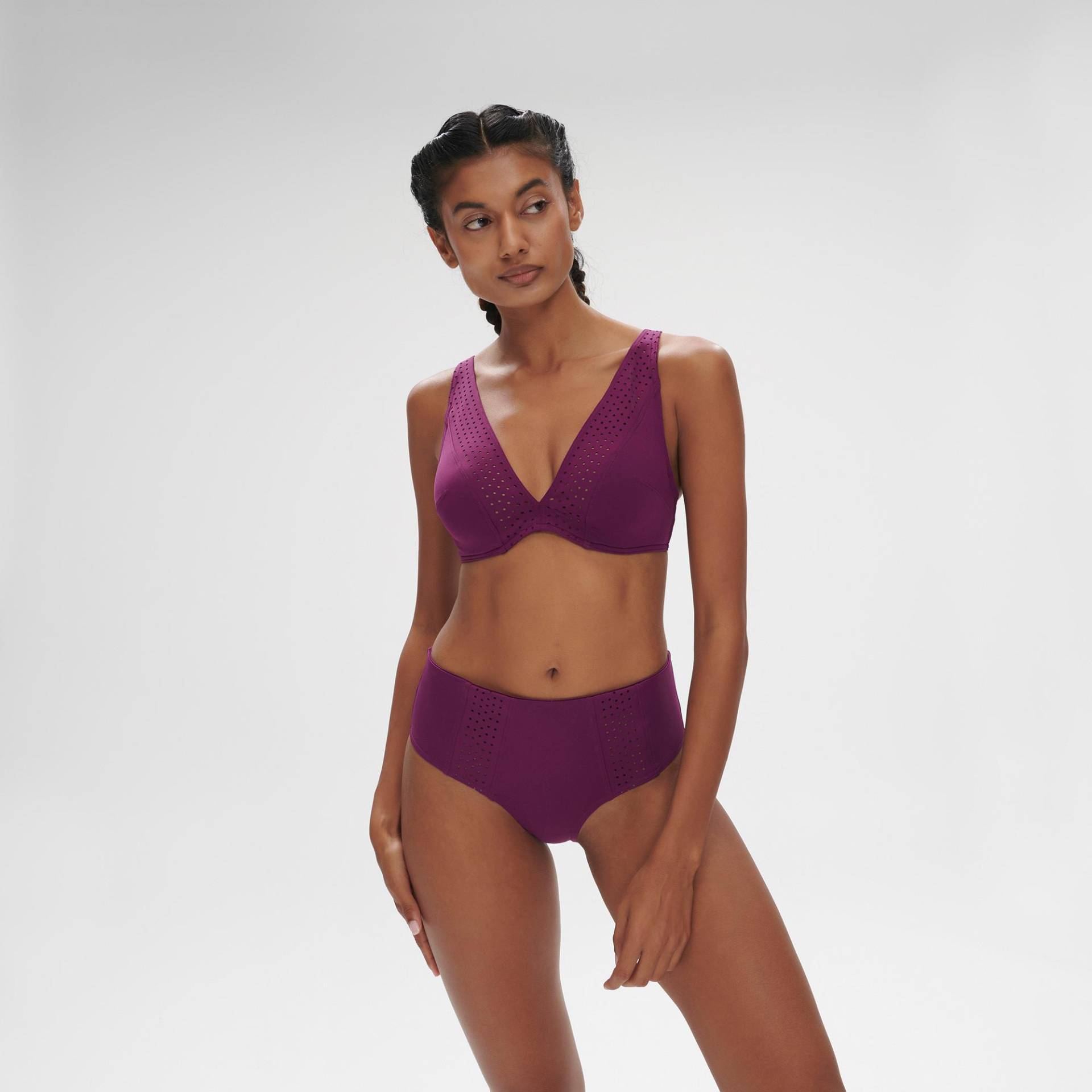 Bikini Unterteil, Slip Damen Steingrau 36 von SIMONE PERELE