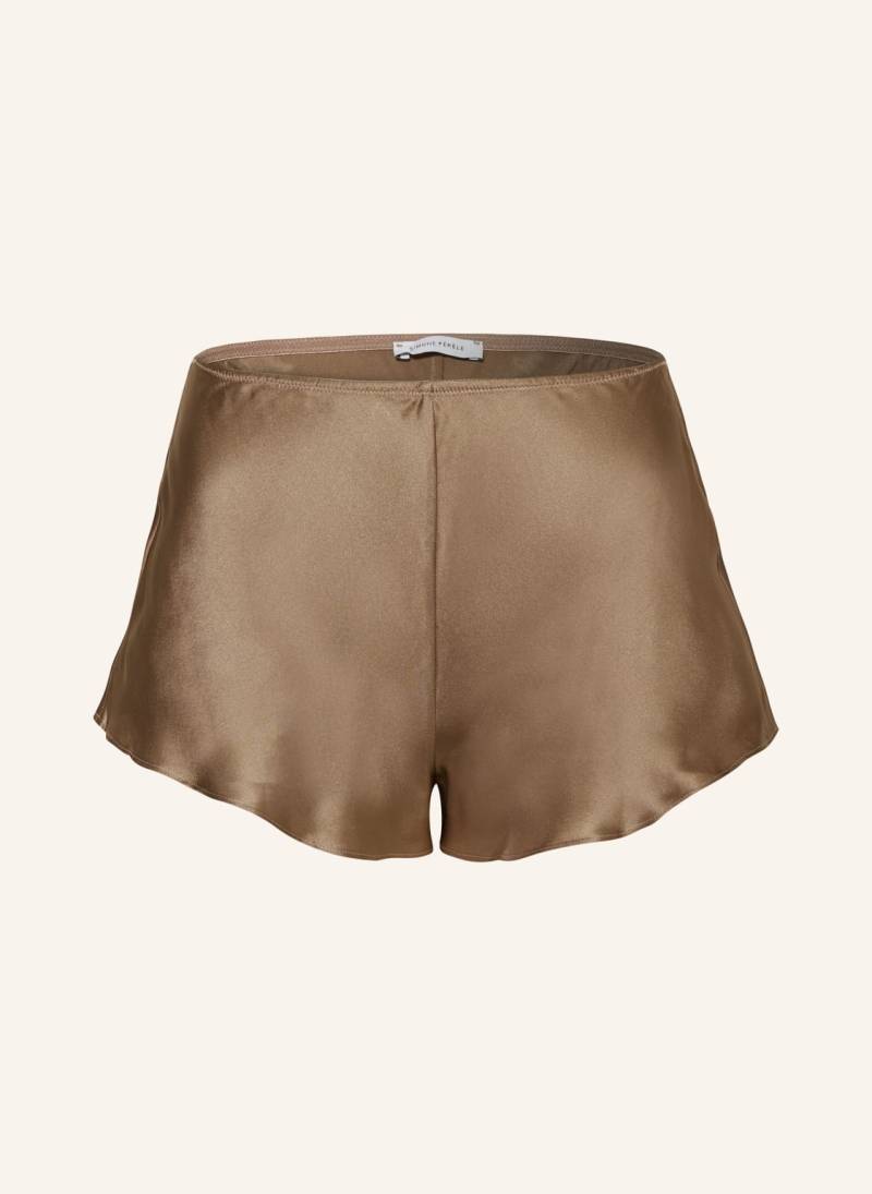 Simone Pérèle Schlafshorts Dream Aus Seide beige von SIMONE PÉRÈLE