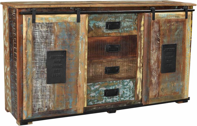 SIT Sideboard »Jupiter«, aus recyceltem Altholz, Shabby Chic, Vintage von SIT