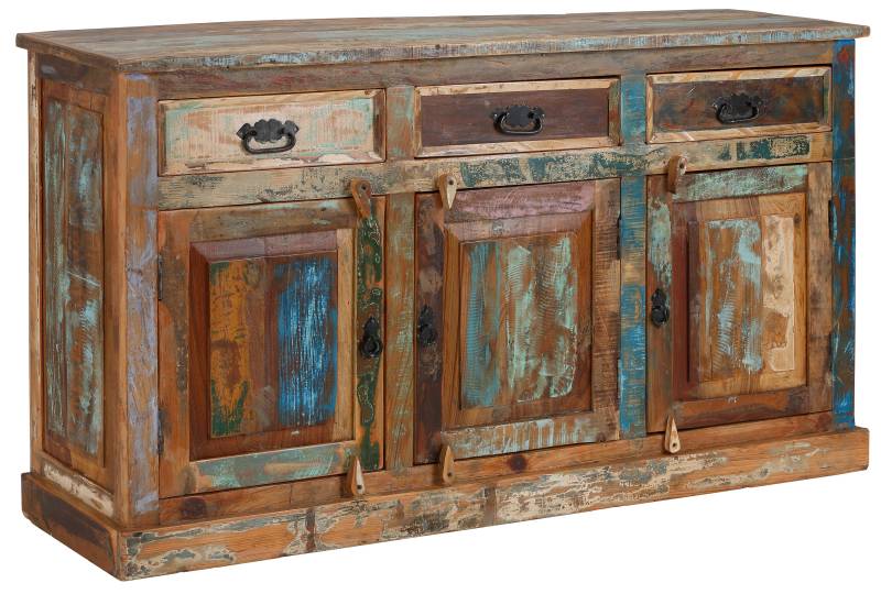 SIT Sideboard »Riverboat«, aus recyceltem Altholz, Breite 40 cm, Shabby Chic, Vintage von SIT