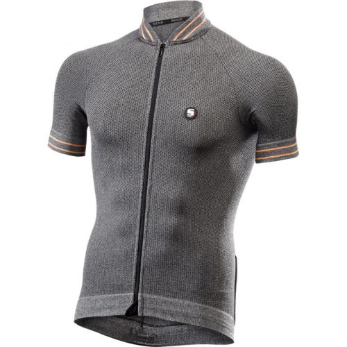 SIXS Fahrrad T-Shirt CLIMA JERSEY - grau-schwarz (Grösse: M) von SIXS