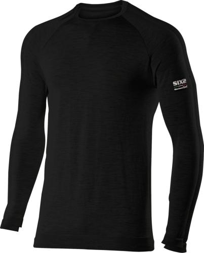 SIXS Funktions T-Shirt TS2 Merino - schwarz (Grösse: 2XL/3XL) von SIXS