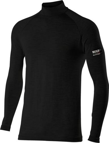 SIXS Funktions T-Shirt TS3 Merino - schwarz (Grösse: 2XL/3XL) von SIXS