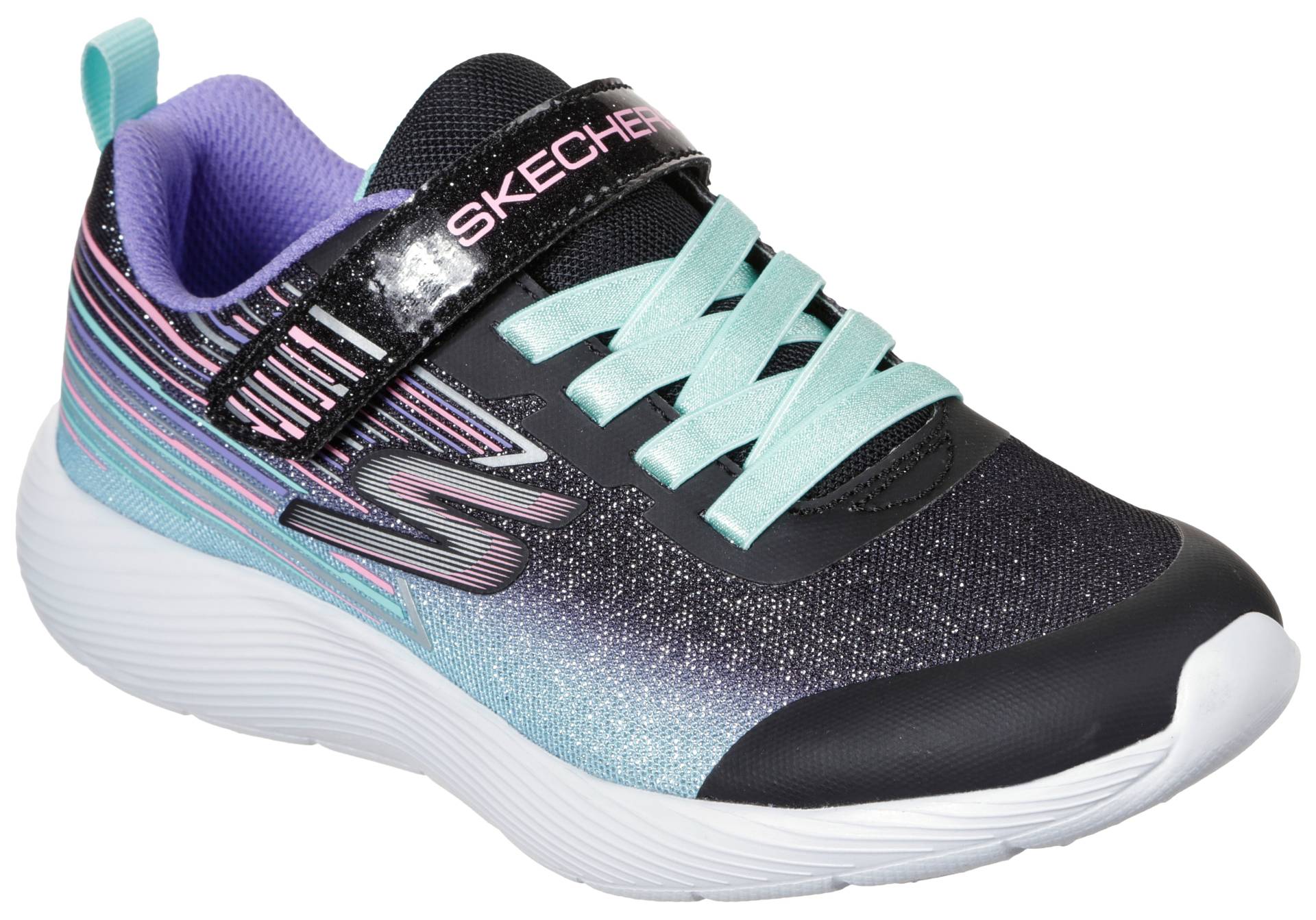 Skechers Kids Sneaker »DYNA-LITE-SHIMMER STREAKS«, mit Glitzerdetails, Freizeitschuh, Halbschuh, Schnürschuh von SKECHERS Kids