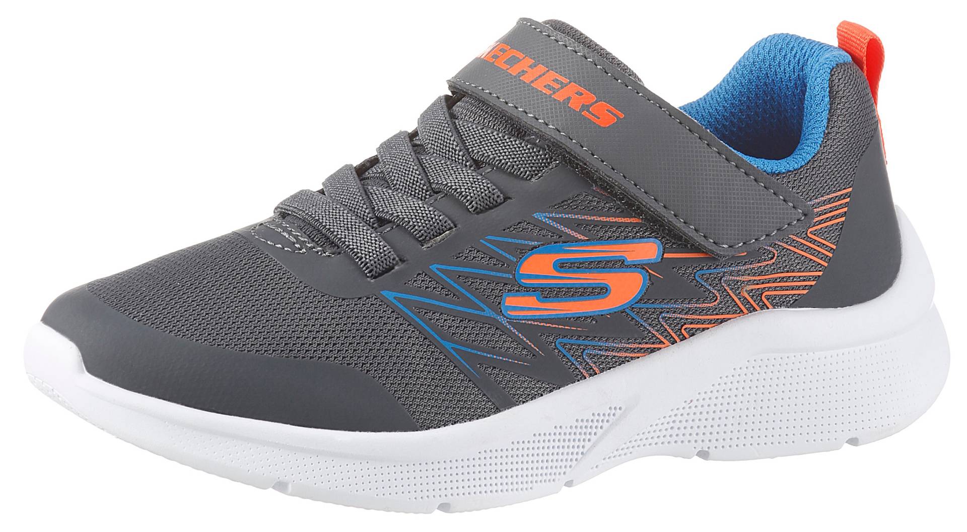 Skechers Kids Sneaker »MICROSPEC«, mit Kontrastbesatz, Freizeitschuh, Halbschuh, Schnürschuh von SKECHERS Kids