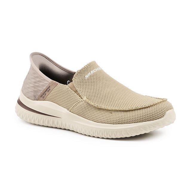 Skechers - Delson 3.0 Cabrino-40, für Herren, Beige, Größe 40 von Skechers