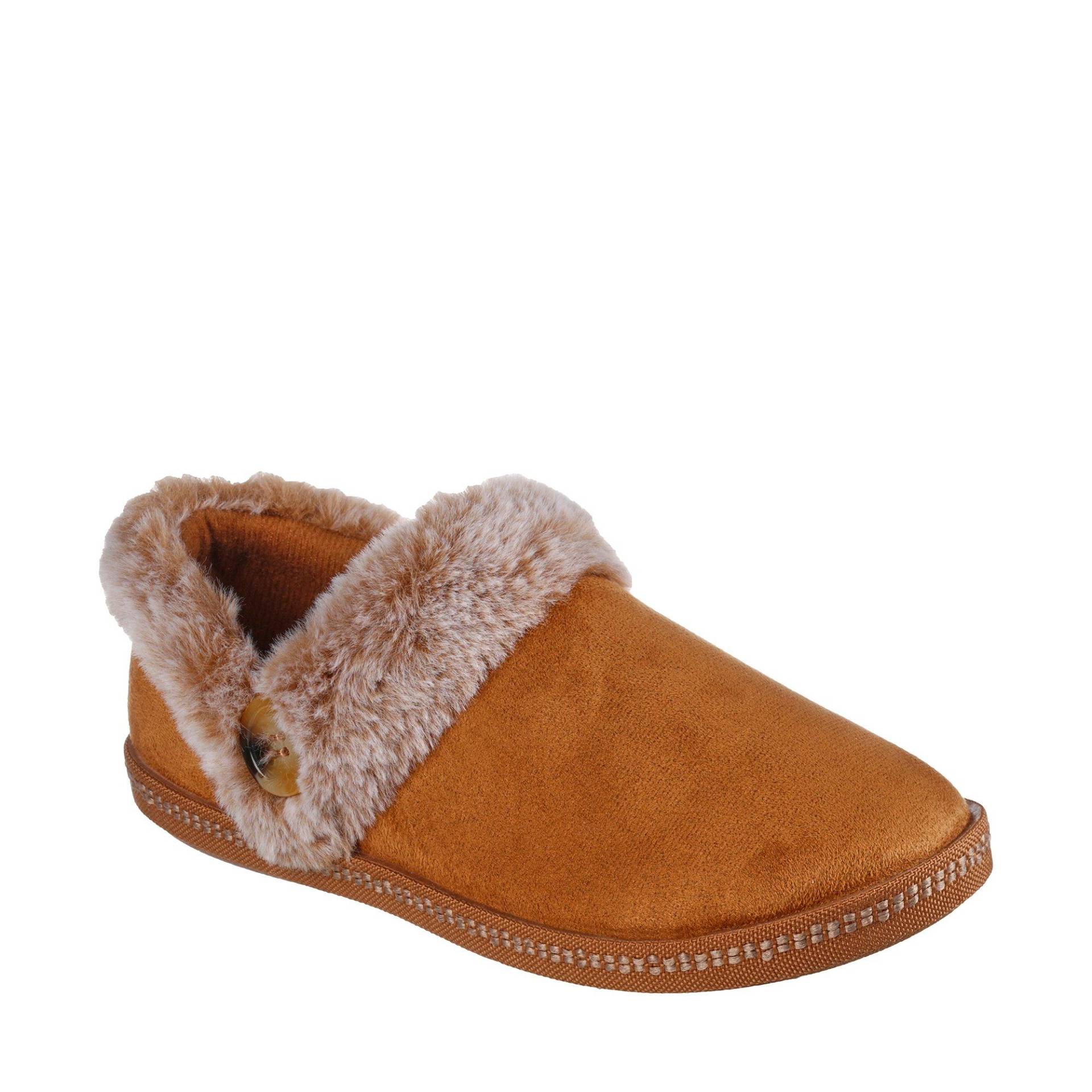 Slippers Damen Cognac 36 von SKECHERS