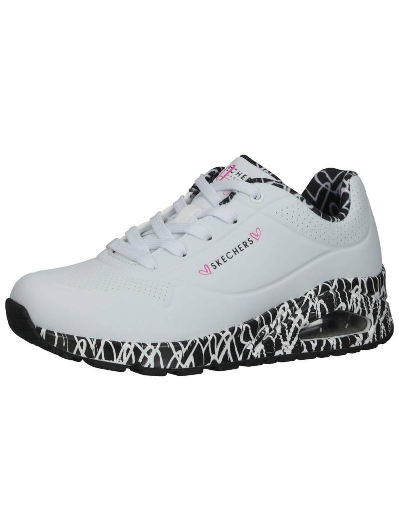 Sneaker Damen Weiss Bedruckt 38 von SKECHERS