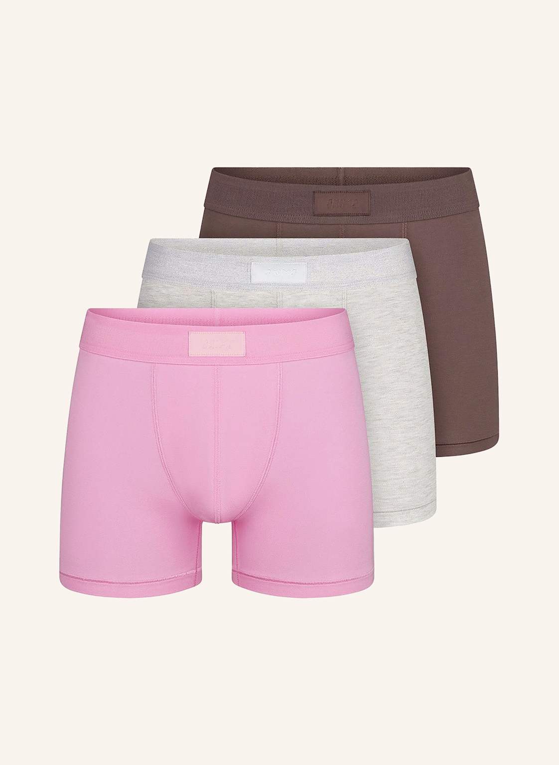 Skims 3er-Pack Boxershorts Skims Cotton pink